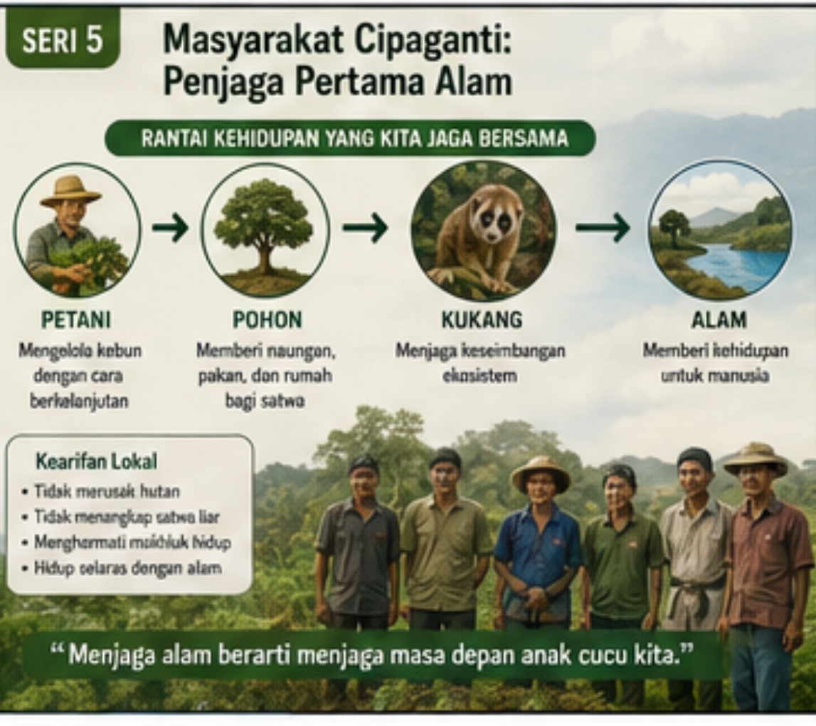 Masyarakat Adalah Penjaga Hutan: Mengapa Konservasi Kukang Jawa Berhasil di Cipaganti?