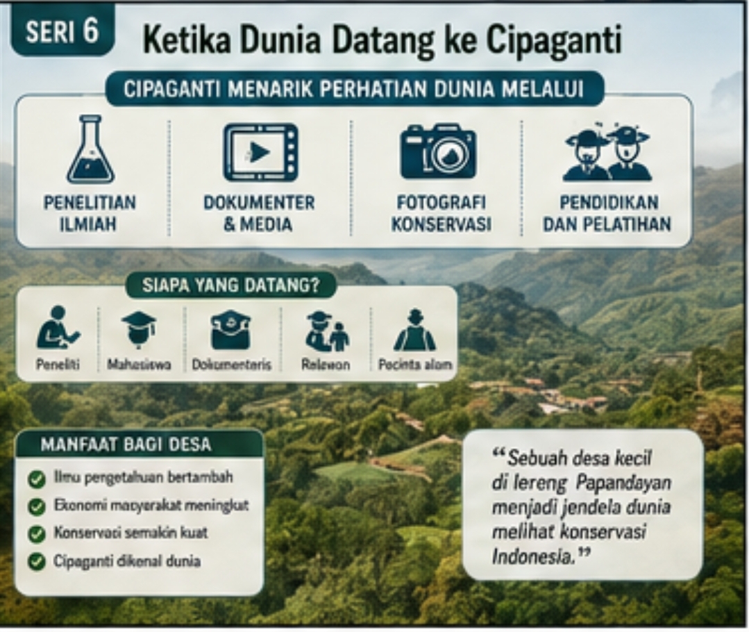 Ketika Dunia Datang ke Cipaganti: Dari Sebuah Desa di Garut, Lahir Inspirasi Konservasi untuk Dunia